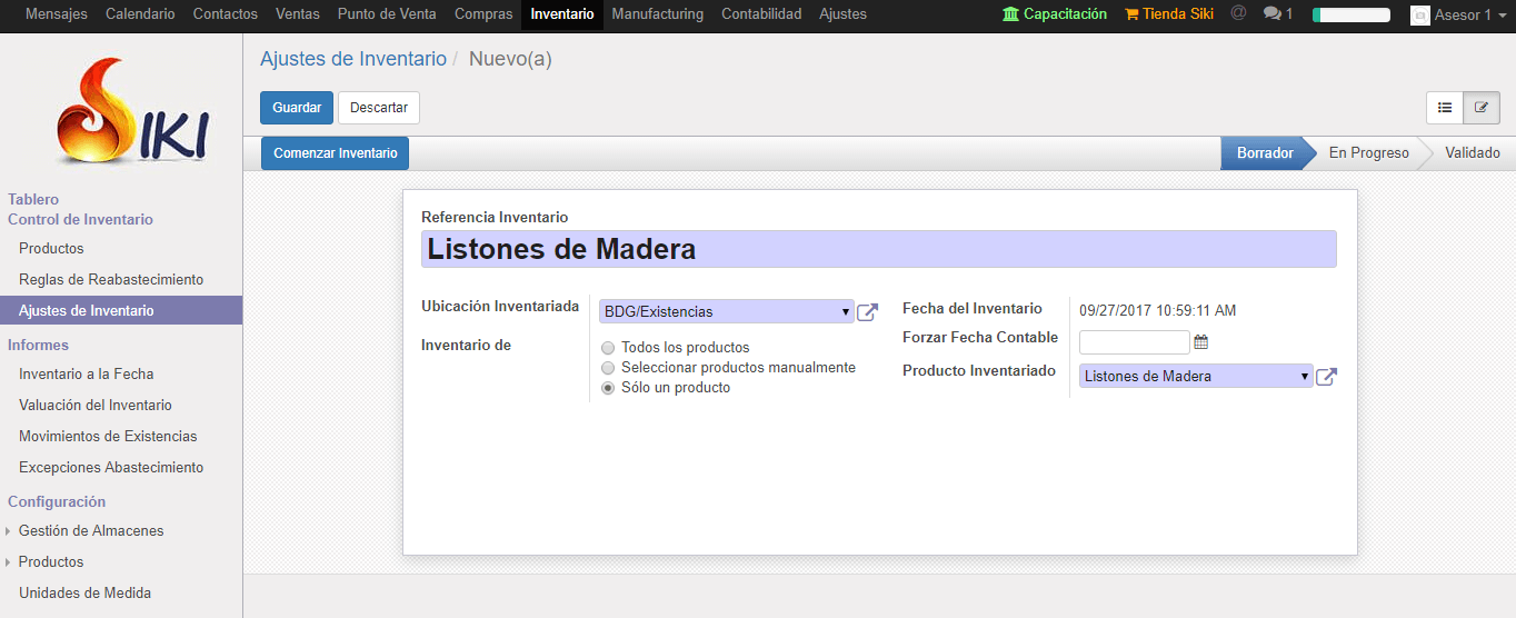 Programa control de inventario. almacén y materia prima , software administrativo y contable