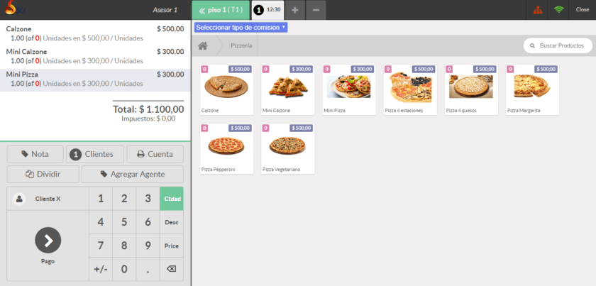 Restaurante de Pizza, Software